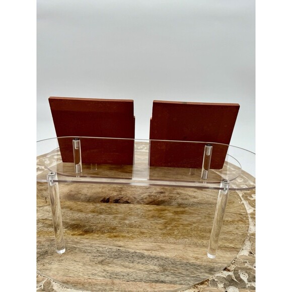 Set 4 MEXICO TALAVERA CERAMIC POTTERY TILES Hand Made 4.25" Sq Coaster Mandala - Picture 4 of 9